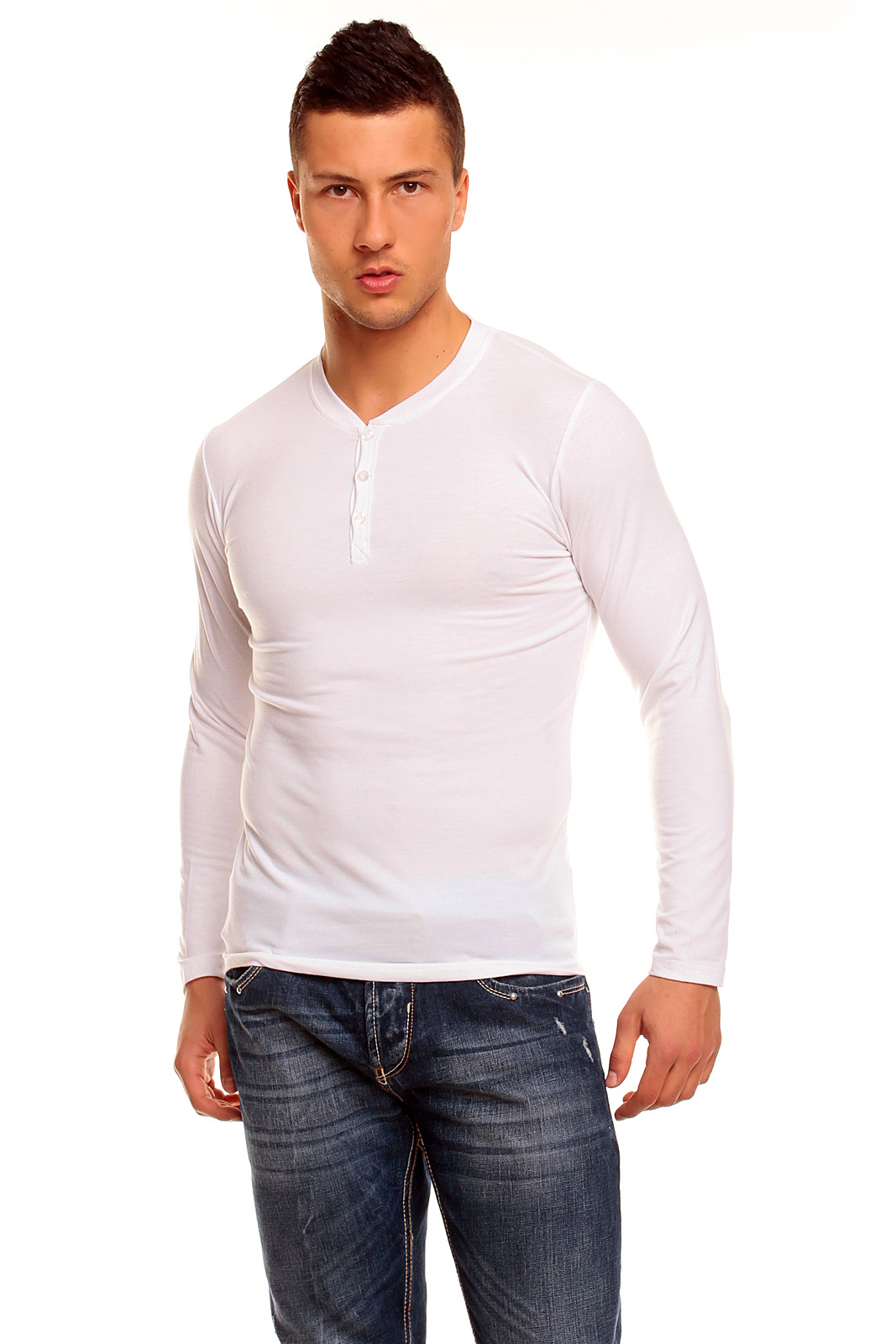 Pánske tenké tričko white
