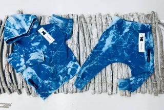 Chlapčenské tepláky Despacito batik modré 